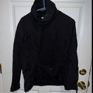 PINK Victoria's Secret Black Textured Jacket with kangaroo pocket